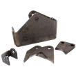 Poly Performance Jeep JK HD Weld-On Front Track Bar Bracket, 2.5" Tube