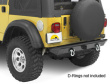 Bestop HighRock 4x4 Rear Bumper, 87-06 Wrangler